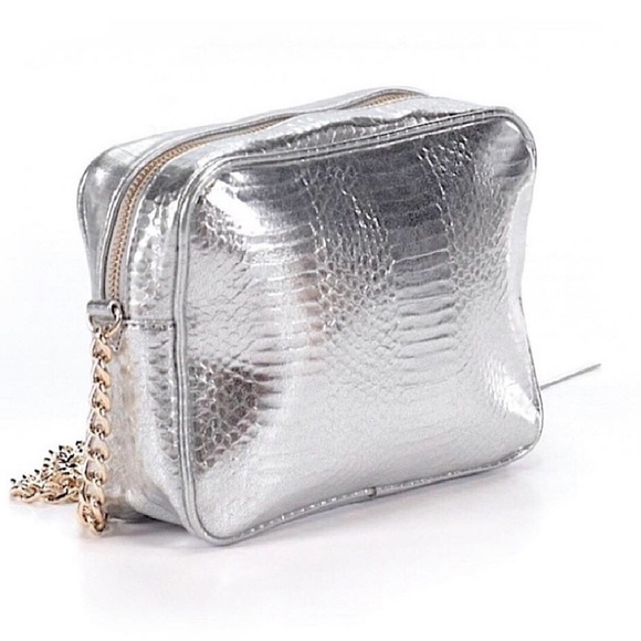 VICTORIA’S SECRET PYTHON GLAM CROSSBODY BAG - Picture 2 of 8